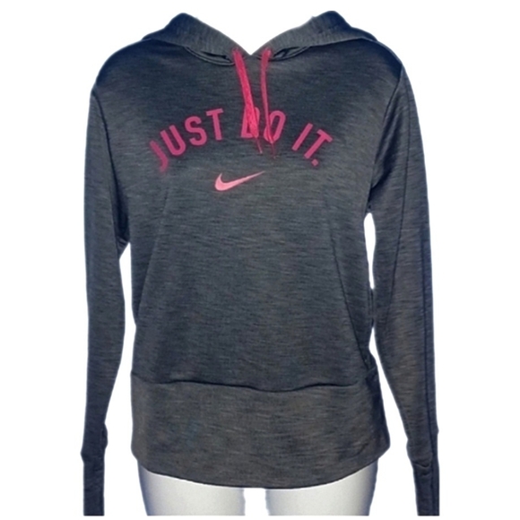 (3/$25) Nike Gray Hoodie Sweatshirt - Picture 3 of 5